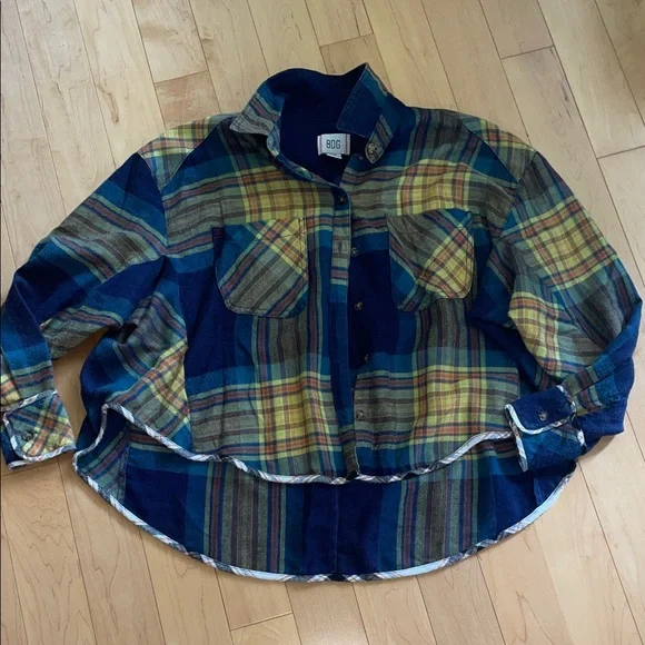 Urban Outfitters BDG Karl Slouchy Flannel size small - Picture 2 of 7